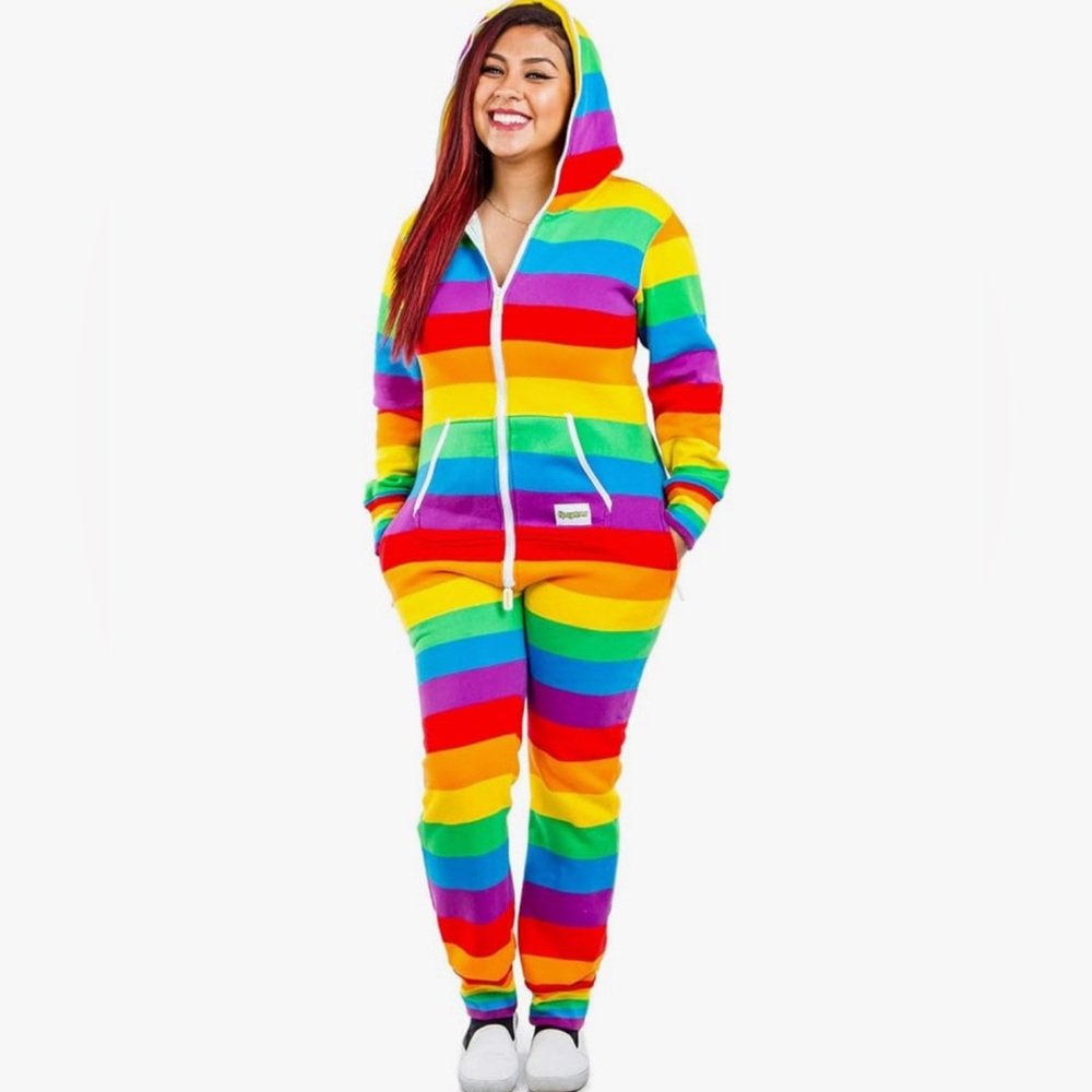 Tipsy Elves Unisex Rainbow Jumpsuit